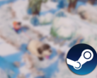 Todo el proyecto de Dogwalk -activos, animaciones y código- está hecho con Blender y el popular motor de juegos Godot, que es de código abierto. En la imagen, una captura de pantalla borrosa del juego con el logotipo de Steam superpuesto. (Fuente de la imagen: Steam - Editado)