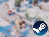 Todo el proyecto de Dogwalk -activos, animaciones y código- está hecho con Blender y el popular motor de juegos Godot, que es de código abierto. En la imagen, una captura de pantalla borrosa del juego con el logotipo de Steam superpuesto. (Fuente de la imagen: Steam - Editado)