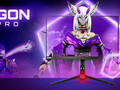 El AGON PRO AG274QS viene con la habitual iluminación RGB de AOC. (Fuente de la imagen: AOC)
