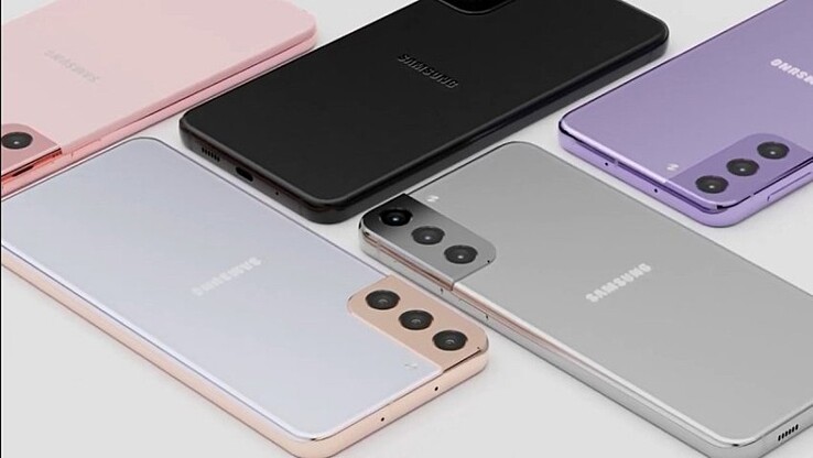 Se rumorea que el Galaxy S21 tiene opciones de color. (Fuente: Twitter)
