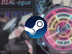 D1AL-ogue fue desarrollado por un pequeño equipo de estudiantes. En la imagen: imagen de portada editada del juego con el logotipo de Steam en la parte superior.