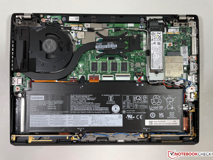 Disposición interna ThinkPad X13 G2