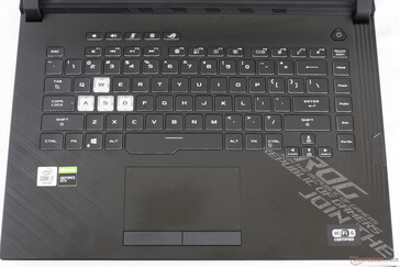 El mismo teclado que en el G531 pero con iluminación RGB de 4 zonas en lugar de RGB por tecla.