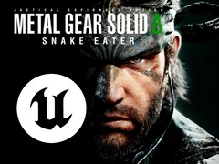 Banner del remake de Metal Gear Solid 3 con el logotipo de Unreal Engine (Fuente de la imagen: PlayStation Store, Epic Games con ediciones)