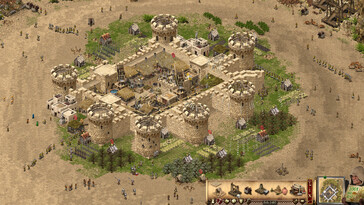 En la imagen: una captura de pantalla del juego «Stronghold Crusader: Definitive Edition».