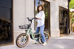 La bicicleta eléctrica Segway Muxi puede soportar hasta 189,6 kg (416 lbs) de carga útil máxima