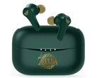 Los auriculares de Nintendo con temática de Zelda tienen el artefacto de la Trifuerza grabado en los auriculares. (Fuente de la imagen: My Nintendo Store UK)