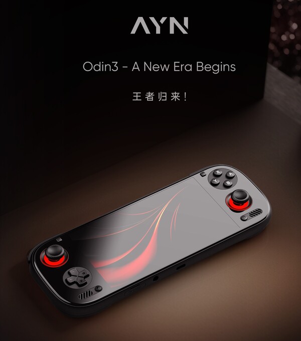 El AYN Odin 3 toma prestado la mayor parte de su diseño del Odin 2 Portal. (Fuente de la imagen: AYN)