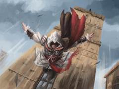 El juego de Assassin's Creed, ahora cancelado, tenía el nombre en clave de "Proyecto Scarlet". En la imagen: fan art de Ezio Auditore de la serie AC. (Fuente de la imagen: u/artofani vía r/IndianGaming)