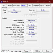 Memoria CPU-Z