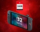 Nintendo Switch 2 mostrada con tarjeta Game-Key de 16 GB (Fuente de la imagen: Nintendo of America con modificaciones)