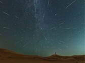 Una imagen tomada durante la lluvia de meteoros de las Perseidas. (Fuente de la imagen: Costfoto/NurPhoto - Getty Images)