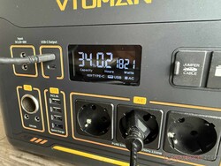 La pantalla de la Jump 2200 muestra toda la información esencial.