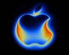 Logotipo interactivo de Apple en la página web oficial. (Fuente de la imagen: Apple)