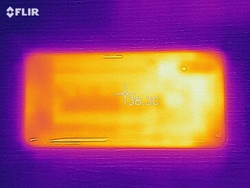 Distribución de calor - parte inferior