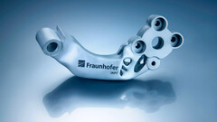 La bisagra de coche impresa en 3D (imagen: Fraunhofer IAPT)