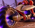 Samus de Metroid Prime 4: Beyond en su moto Vi-O-La. (Fuente de la imagen: Nintendo of America en YouTube, captura de pantalla)
