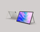 El Acer Iconia A14 tiene puertos USB-C duales, un conector de audio en una posición inusual y un pie de apoyo integrado. (Fuente de la imagen: Acer)