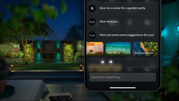 El asistente de IA Philips Hue. (Fuente de la imagen: Signify)