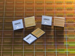 Los chips HBM2E vienen con capacidades de hasta 16 GB. (Fuente de la imagen: SK Hynix)