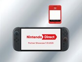 Tarjeta Game-Key de Switch 2 mostrada sobre la consola (Fuente de la imagen: Nintendo of America con ediciones)