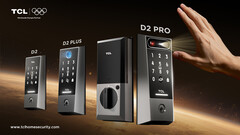 La nueva serie D2 de TCL se compone de la cerradura inteligente D2, la D2 Plus y la D2 Pro (Fuente de la imagen: TCL)