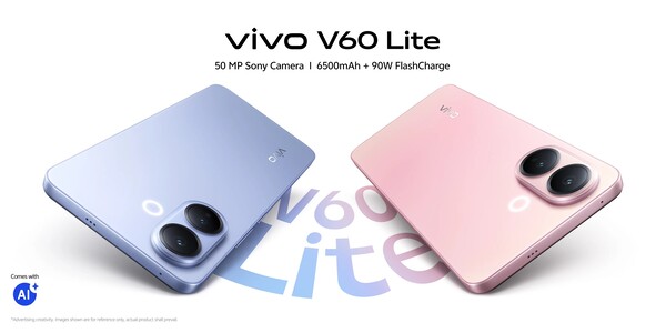 El Vivo V60 Lite 4G tiene especificaciones similares al Vivo V60 Lite 5G.