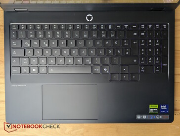 Teclado y panel táctil