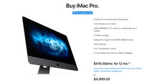 El iMac Pro ya tiene una oferta limitada. (Fuente: Apple)