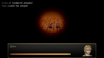 Una captura de pantalla que muestra la jugabilidad del combate (Fuente de la imagen: Steam)