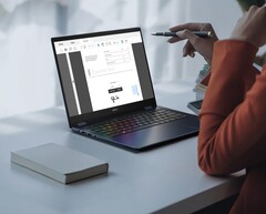 El Acer Swift Spin 14 AI monta un panel IPS de 120 Hz en una bisagra convertible.