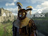 Se muestra el banner de las versiones de PS5 y Xbox de Crimson Desert
