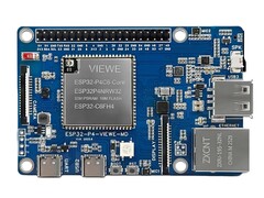 La ESP32-P4-Pi-Viewe es una placa con un formato similar a la Raspberry Pi