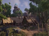 Una imagen que muestra un pueblo de Elex, ya a la venta en Steam.
