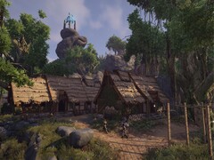 Una imagen que muestra un pueblo de Elex, ya a la venta en Steam.