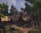 Una imagen que muestra un pueblo de Elex, ya a la venta en Steam.