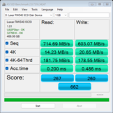 Lexar Play Pro: Tasas de transferencia