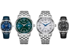 De izquierda a derecha: Citizen NJ0210-13L, NJ0210-56M, NJ0210-56A y NJ0210-05E. (Fuente de la imagen: Citizen)