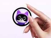 Oppo Bubble puede acoplarse a un smartphone como pantalla secundaria magnética.