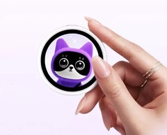 Oppo Bubble puede acoplarse a un smartphone como pantalla secundaria magnética.