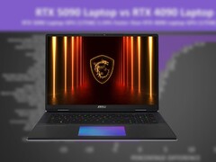 El MSI Titan 18 HX AI es uno de los portátiles RTX 5090 más potentes del mercado. (Fuente de la imagen: MSI, Jarrod'sTech, editado)