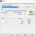 Información del sistema: CPU-Z graphics