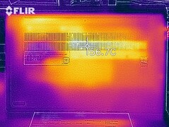 Desarrollo de calor en la parte inferior (carga)