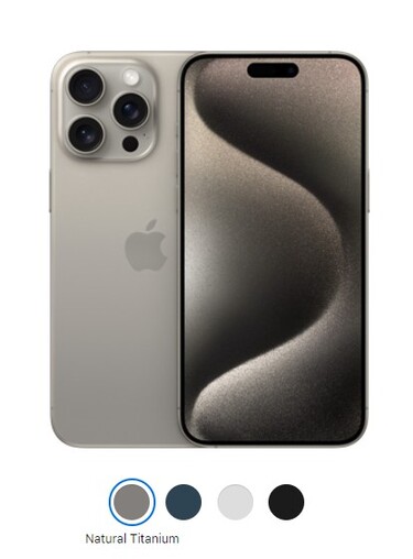 iPhone 15 Pro Max. (Fuente de la imagen: Apple)