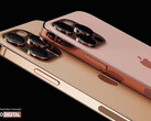 Se cree que la serie iPhone 13 Pro llegará en cuatro colores, entre ellos el dorado y el bronce. (Fuente de la imagen: LetsGoDigital) 