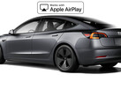 Cadena de código compatible con AirPlay en la aplicación Tesla (imagen: Tesla/editado)