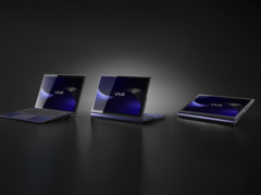 La edición especial Vaio T Kachi-iro se muestra en tres posiciones gracias a su diseño multigiro
