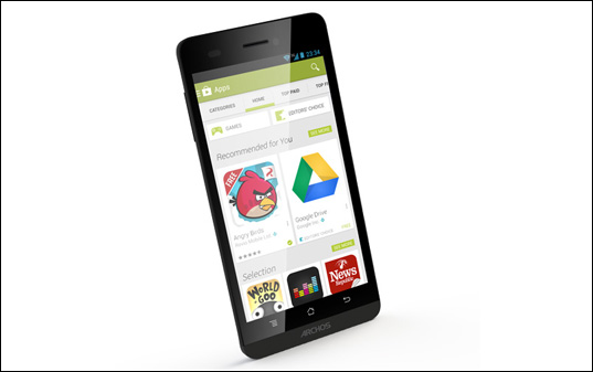 PH26 Custodia Con Finestra Per Archos 50 Platinum 4G – Similpelle Con Chiusura Magnetica E Design Sottile